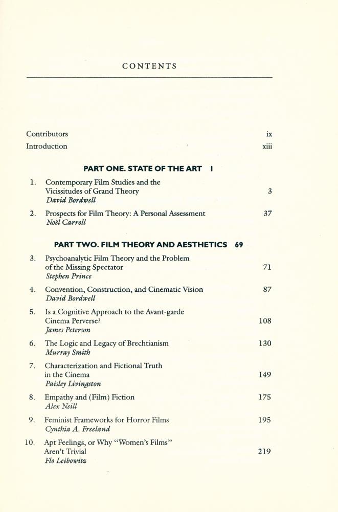 『Post - theory : reconstructing film studies』 2