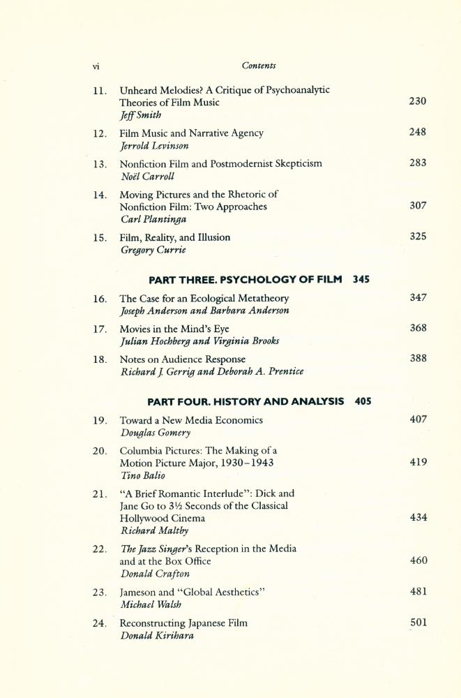 『Post - theory : reconstructing film studies』 3