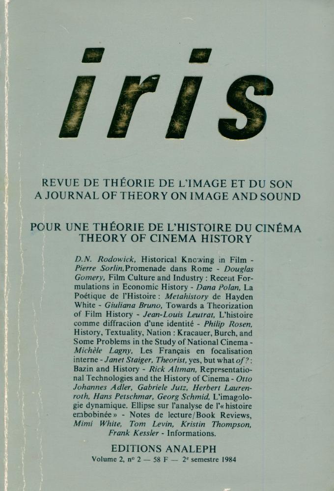 『iris』 Volume 2, n° 2 1