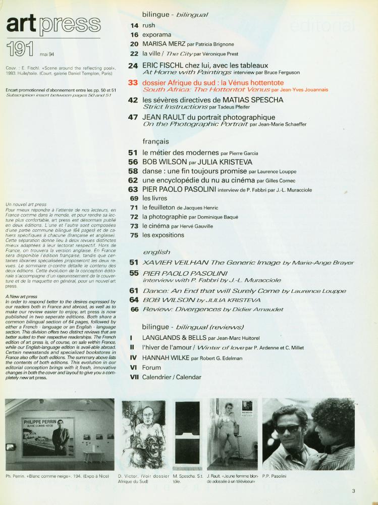 『art press』 191 MARS 1994 2