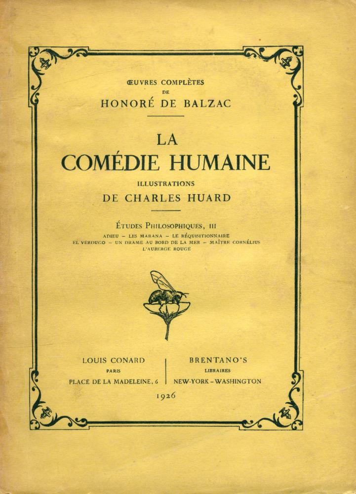 『LA COMÉDIE HUMAINE : ÉTUDES PHILOSOPHIQUES Ⅲ』 1