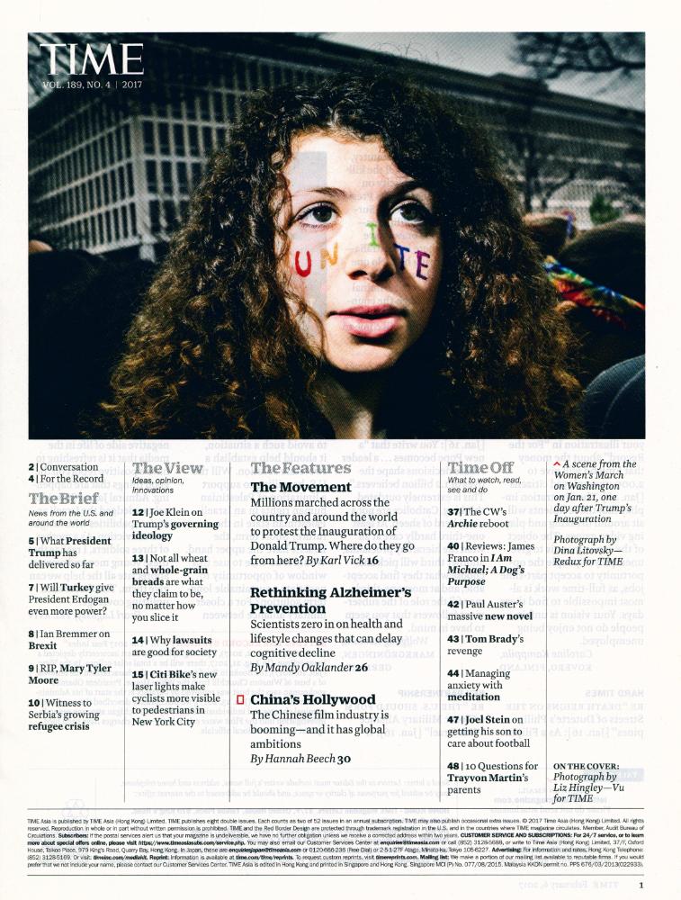 『TIME』 VOL.189 NO.4 2