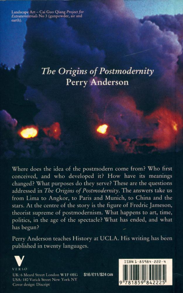 『The Origins of Postmodernity』 3