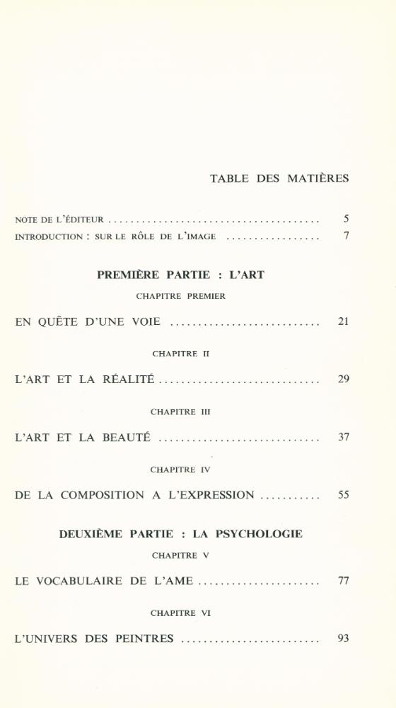 『LES PUISSANCES DE L'IMAGE : bilan d'une psychologie de l'art』 2