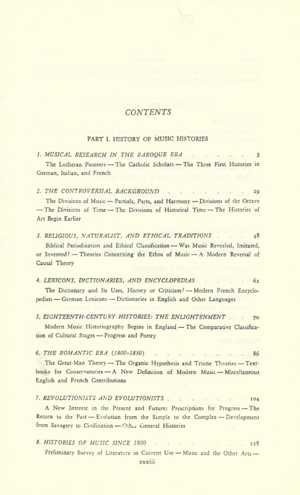 『Philosophies of Music History : A Study of General Histories of Music 1600 - 1960』 2