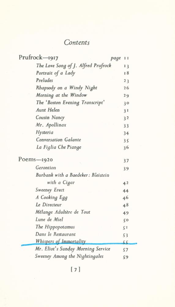『Collected Poems 1909 - 1962』 2