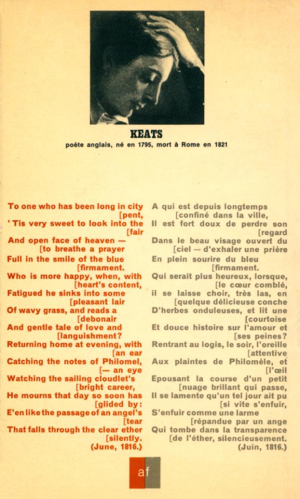 『SELECTED POEMS POÈMES CHOISIS』 6