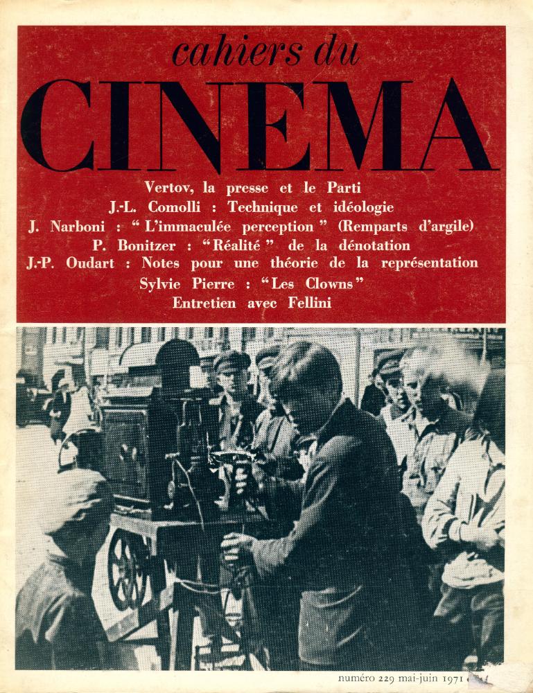 『cahiers du CINEMA』 Nº 229 MAI 1971 1