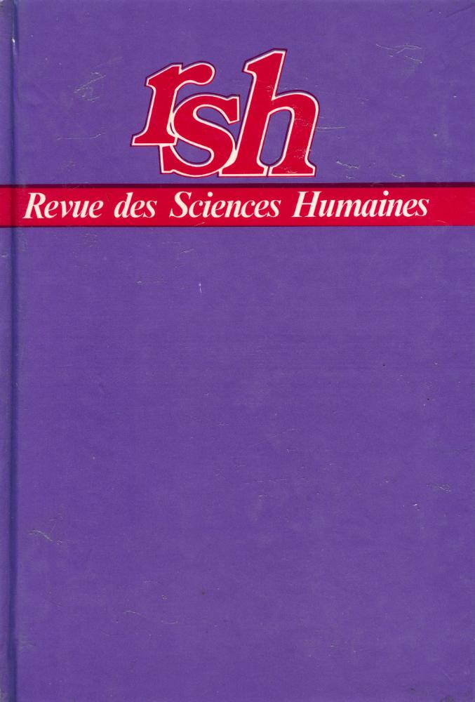 『Revue des Sciences Humaines』 1974 153~155 1