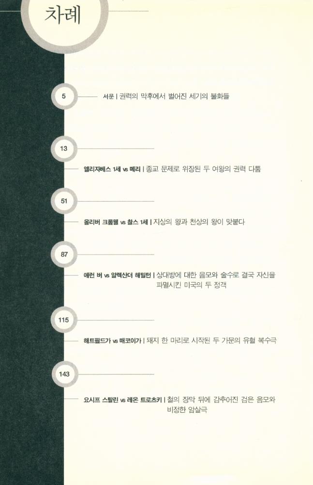 『세계사의 흐름을 바꾼 역사상 10대 라이벌들의 음모와 집착의 역사』 2