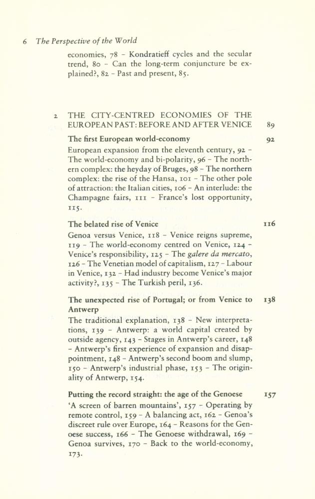 『Civilization and capitalism, 15th - 18th century - v. 3. The perspective of the world』 3