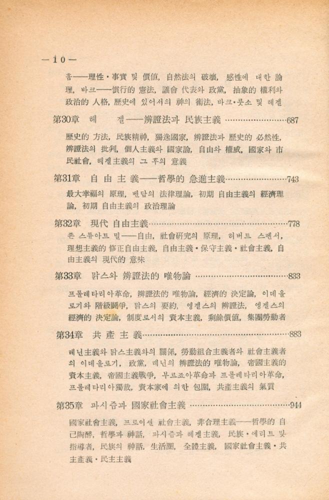 『政治思想史 後(정치사상사 후)』 3