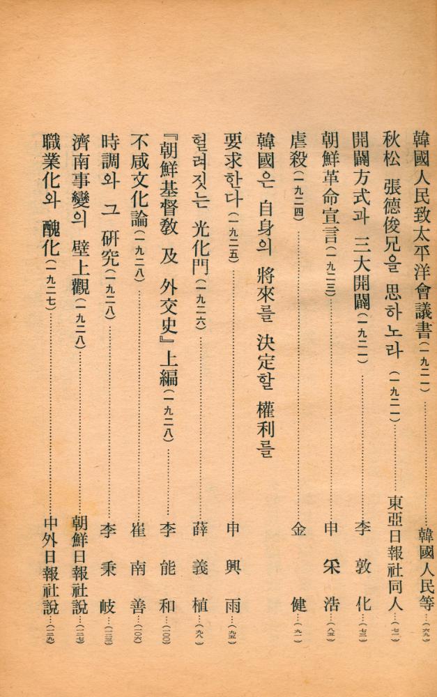 『韓國現代名論說集(한국현대명논설집)』 3