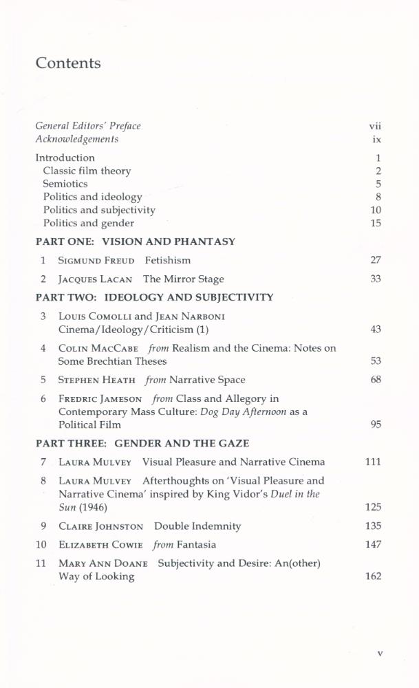 『CONTEMPORARY FILM THEORY』 2
