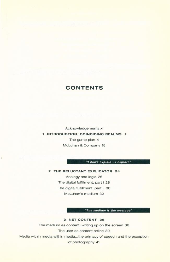 『digital mcluhan : a guide to the information millennium』 2