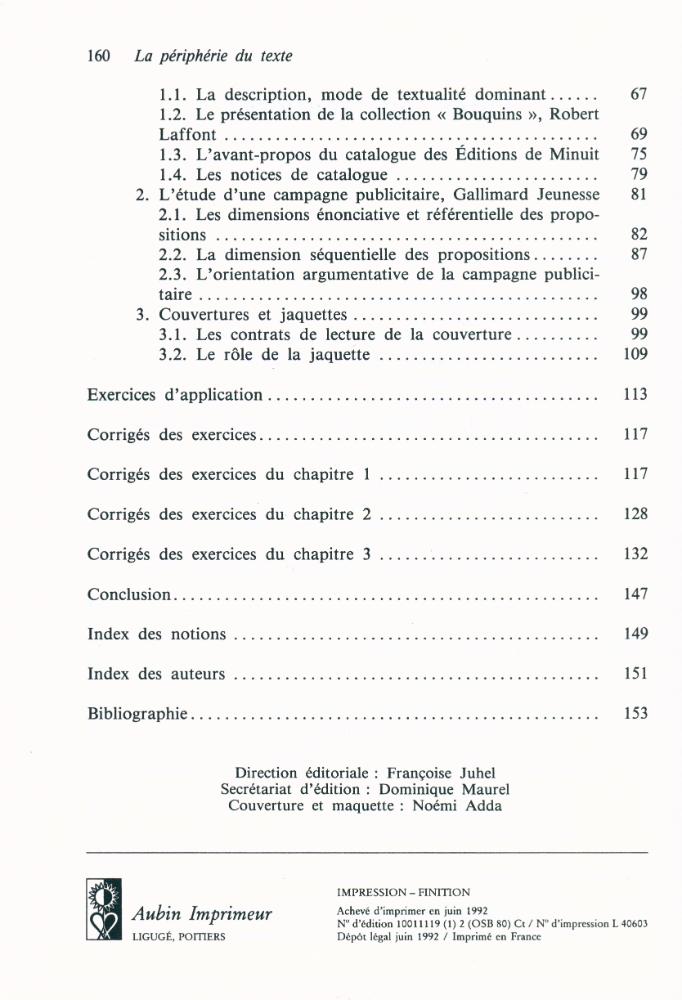 『LA PÉRIPHÉRIE DU TEXTE』 3