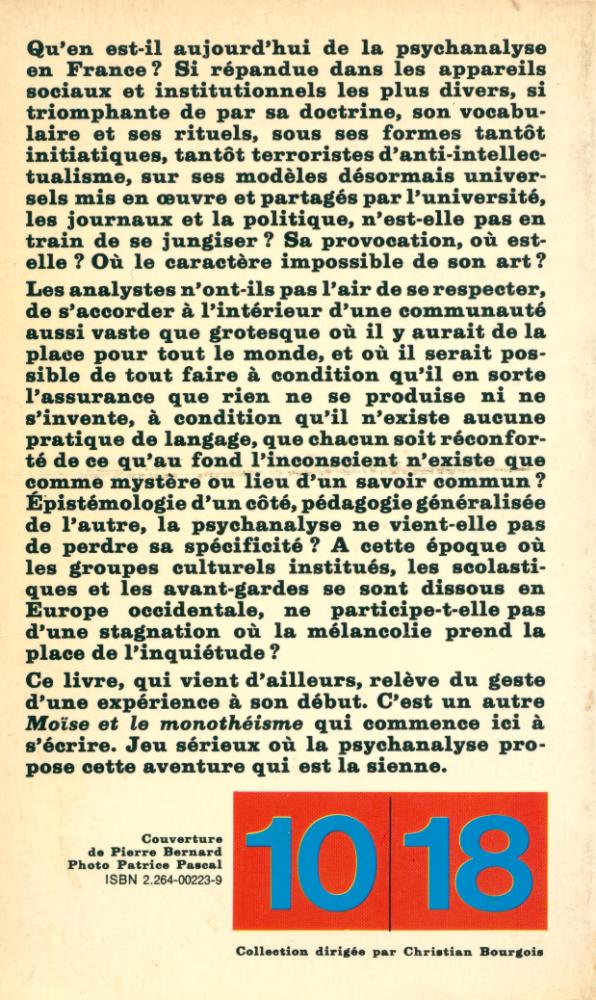 『La psychanalyse, cette aventure qui est la mienne』 5