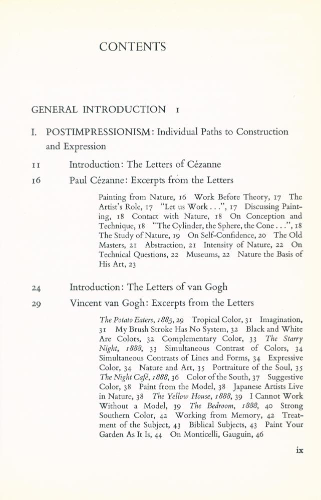 『Theories of MODERN ART : A Source Book by Artists and Critics』 2