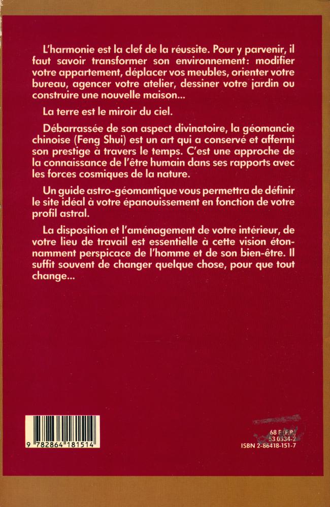『LA MAISON de la RÉUSSITE : Astrologie et géomancie chinoises』 4