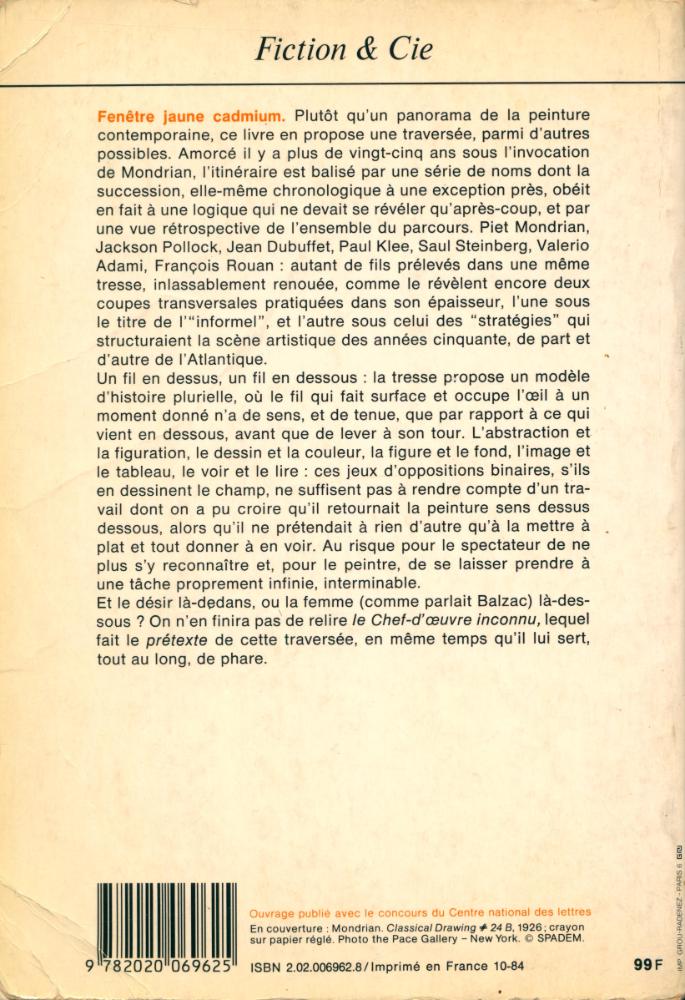 『Fenêtre jaune cadmium ou les dessous de la peinture』 4