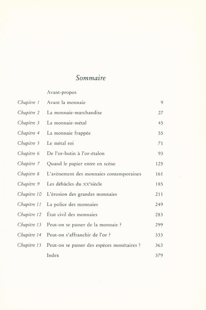 『HISTOIRE MORALE ET IMMORALE DE LA MONNAIE』 2
