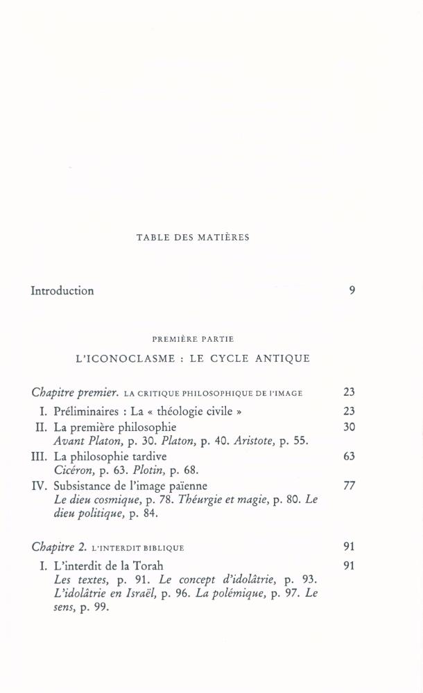 『L'IMAGE INTERDITE : UNE HISTOIRE INTELLECTUELLE DE L'ICONOCLASME』 2