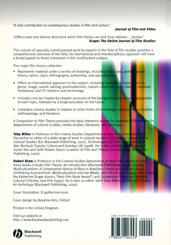『a companion to film theory』 4