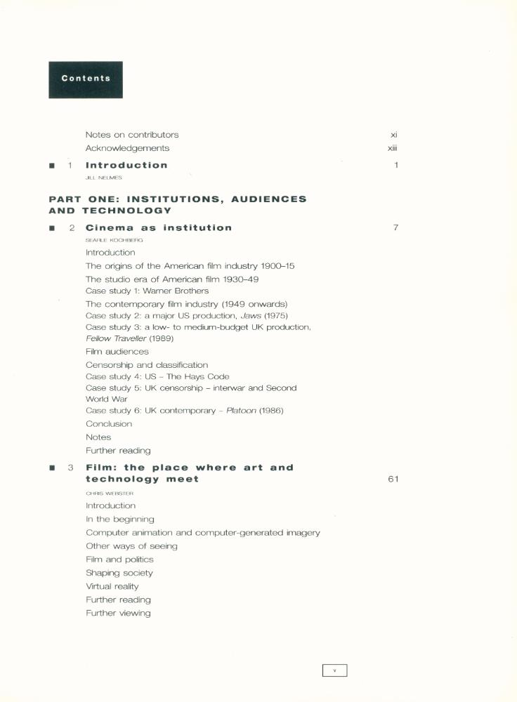 『An Introduction to Film Studies』 2