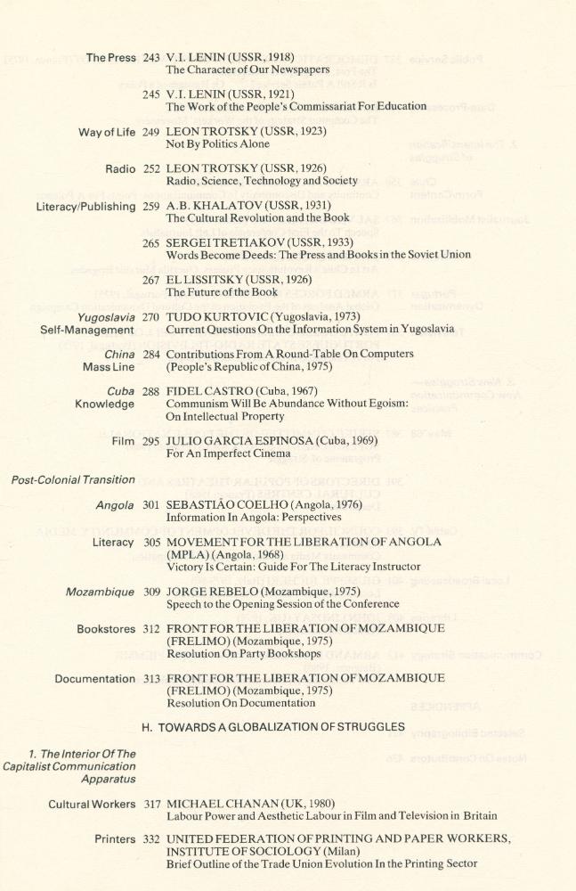 『COMMUNICATION AND CLASS STRUGGLE : 2. LIBERATION, SOCIALISM』 4