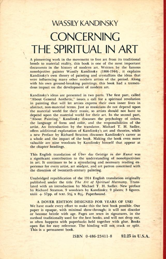 『CONCERNING THE SPIRITUAL IN ART』 3