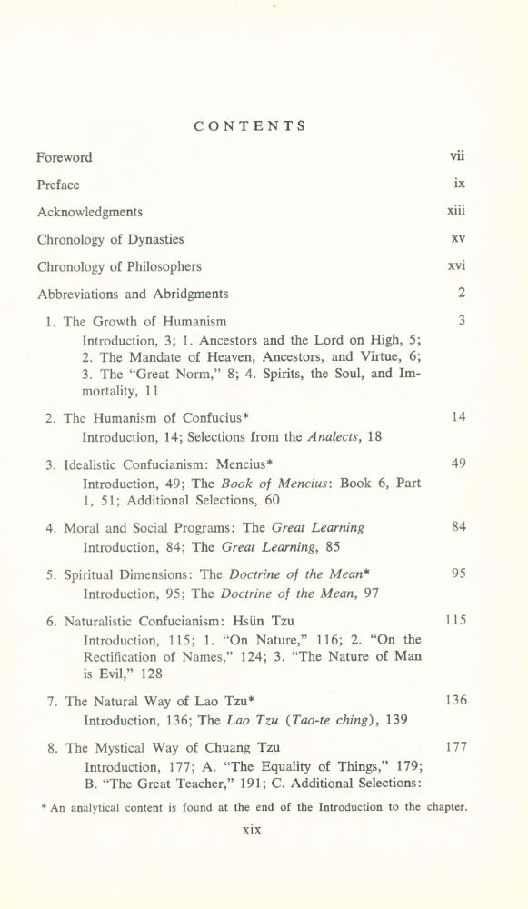 『A SOURCE BOOK IN CHINESE PHILOSOPHY』 2