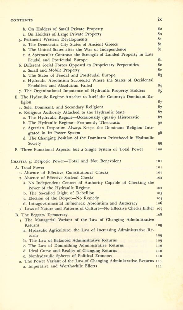 『ORIENTAL DESPOTISM : A COMPARATIVE STUDY OF TOTAL POWER』 4