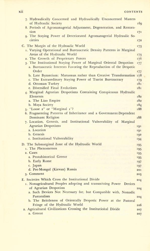 『ORIENTAL DESPOTISM : A COMPARATIVE STUDY OF TOTAL POWER』 7