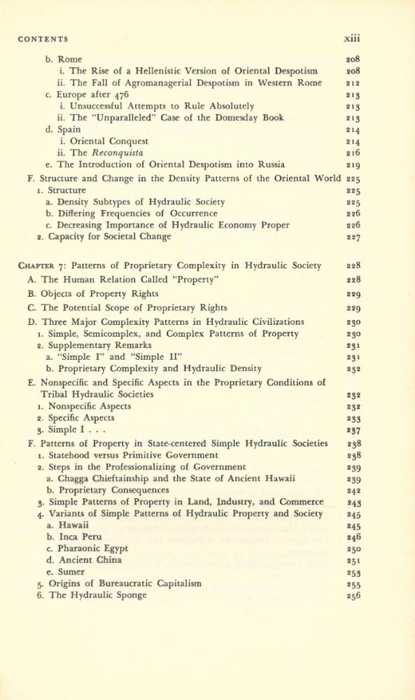 『ORIENTAL DESPOTISM : A COMPARATIVE STUDY OF TOTAL POWER』 8