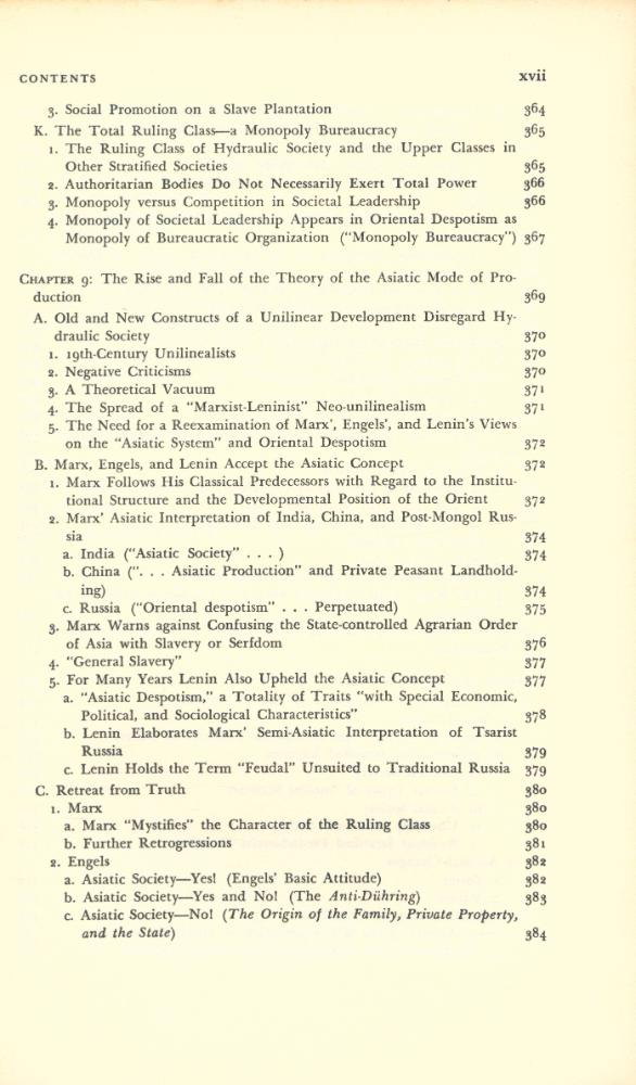 『ORIENTAL DESPOTISM : A COMPARATIVE STUDY OF TOTAL POWER』