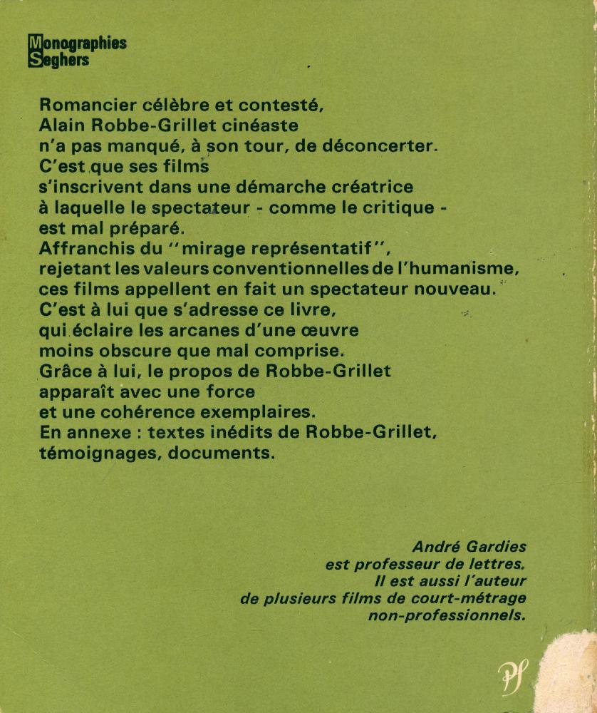 『Alain Robbe - Grillet』 3