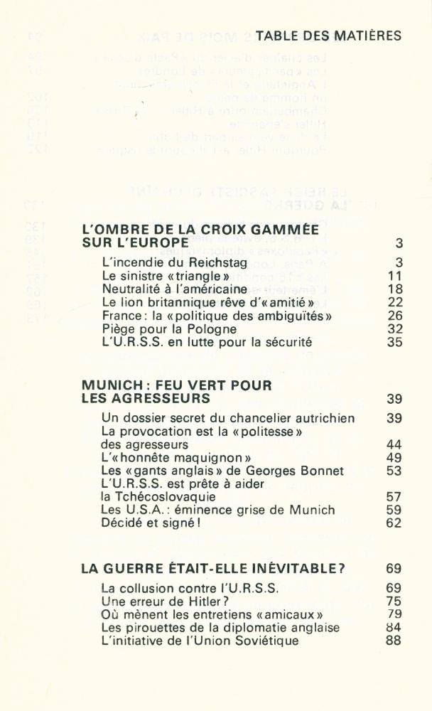 『Les origines de la seconde Guerre mondiale』 2