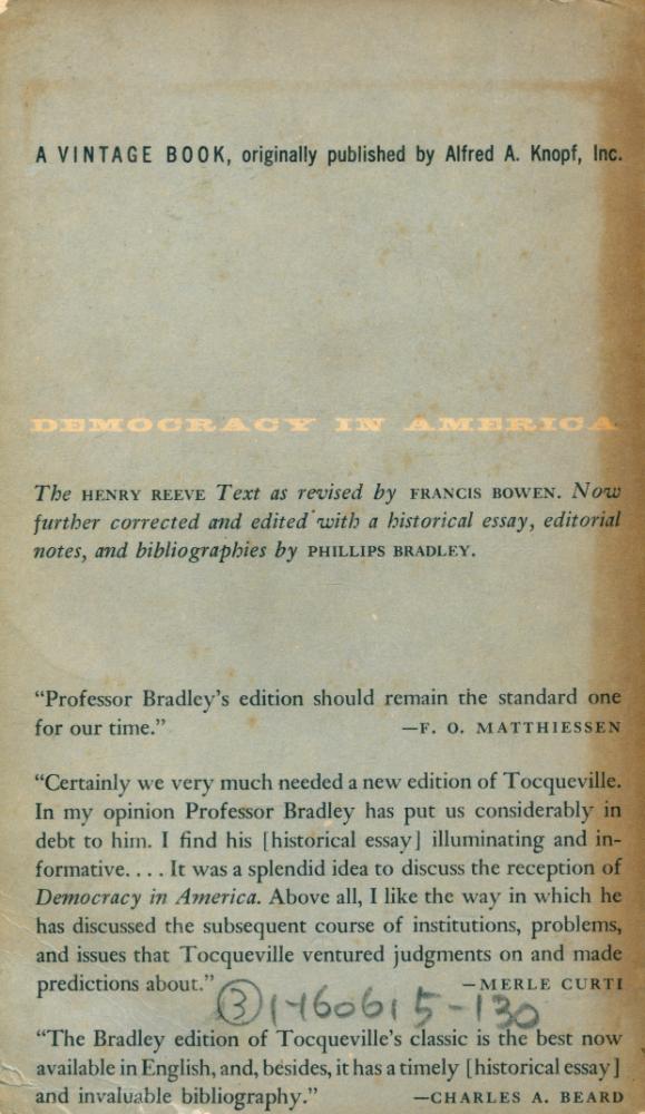 『Democracy IN AMERICA』 8