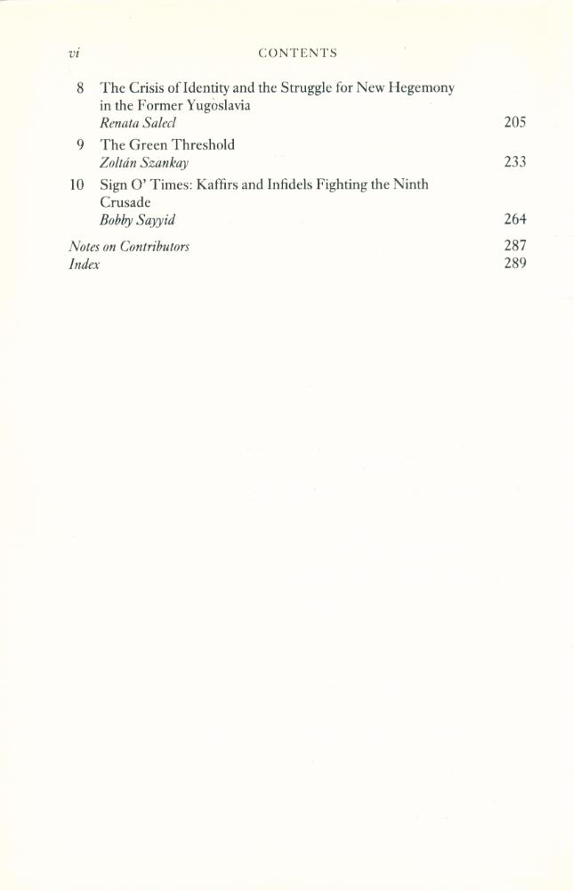『The Making of political identities』 3