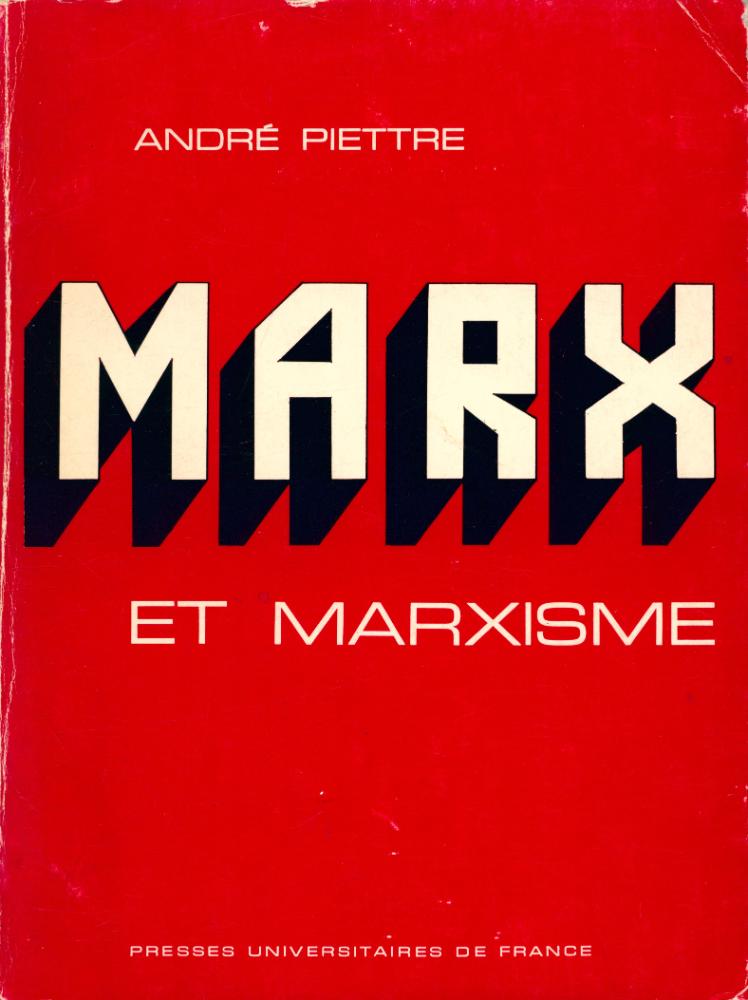 『Marx et marxisme』 1