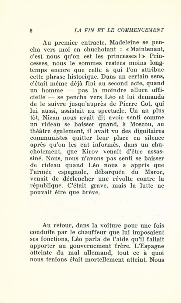 『LA FIN ET LE COMMENCEMENT』 2