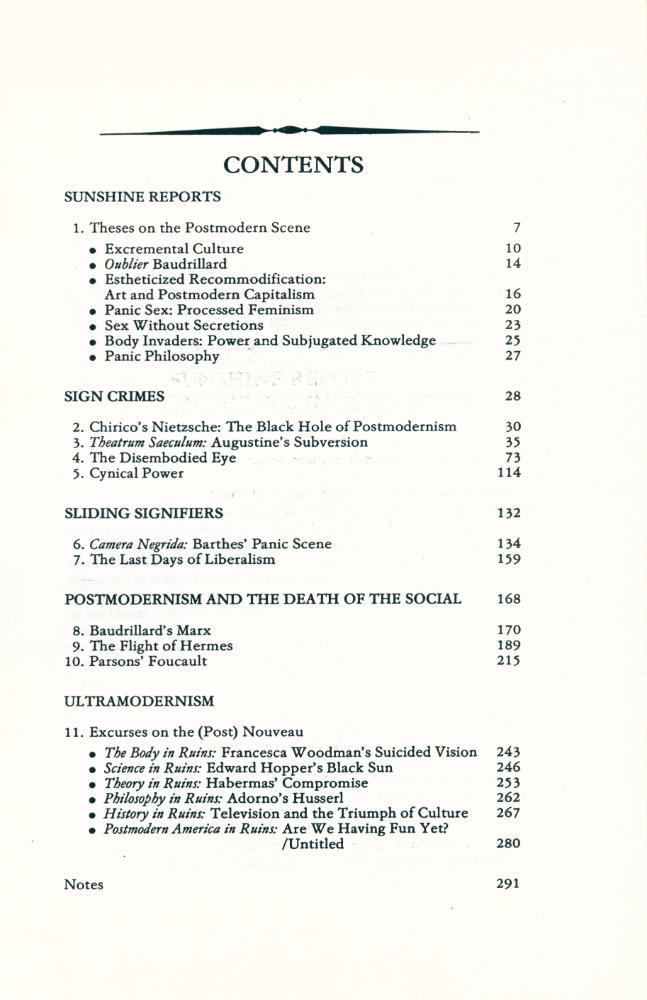 『The Postmodern scene : excremental culture and hyper - aesthetics』 2