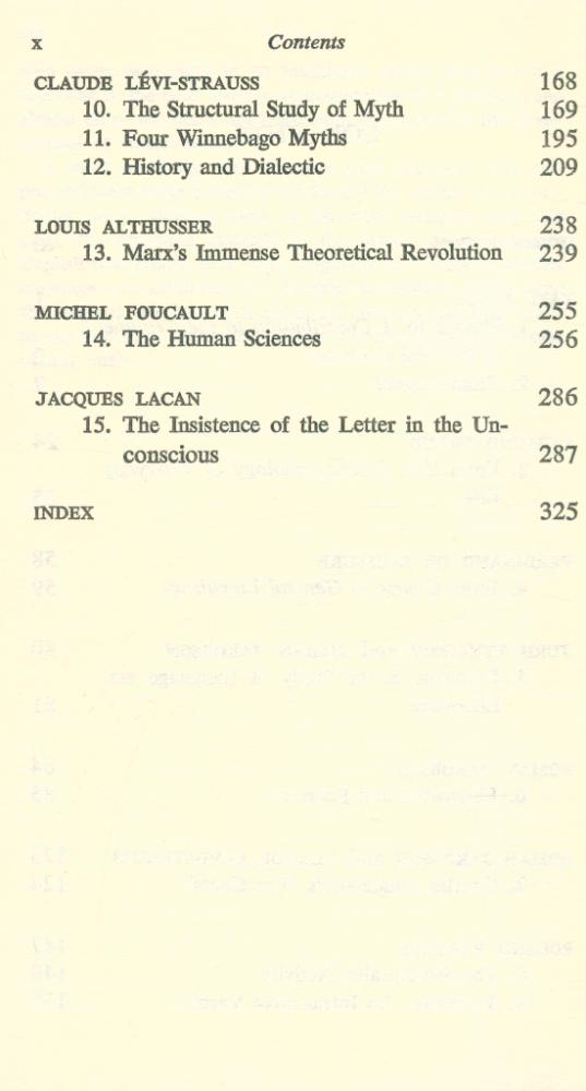 『The Structuralists : FROM MARX TO LÉVI - STRAUSS』 3
