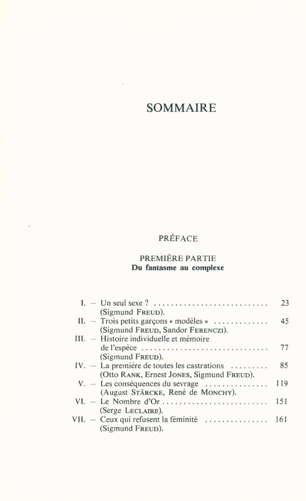 『LE COMPLEXE DE CASTRATION : un fantasme originaire』 2