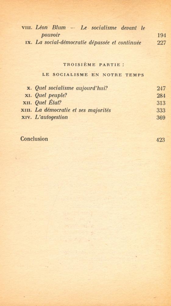 『Socialisme et pluralites』 3