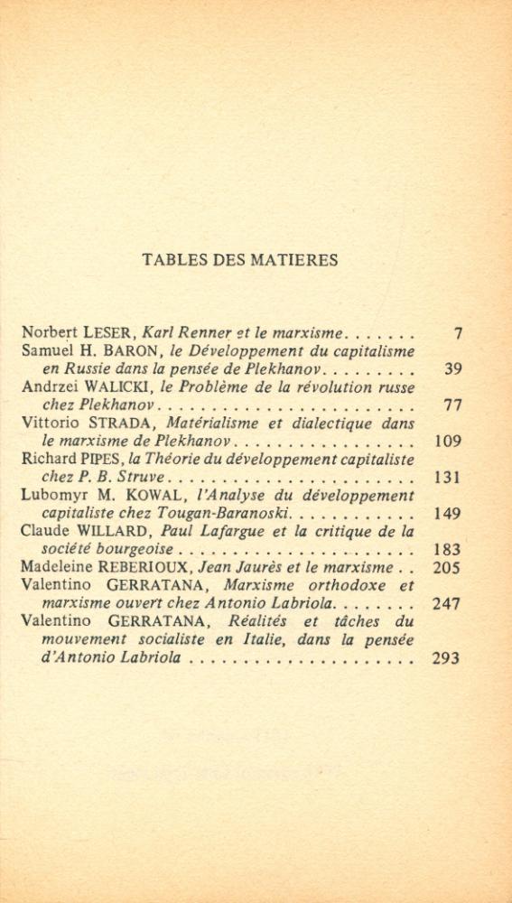 『Histoire du marxisme contemporain』 2