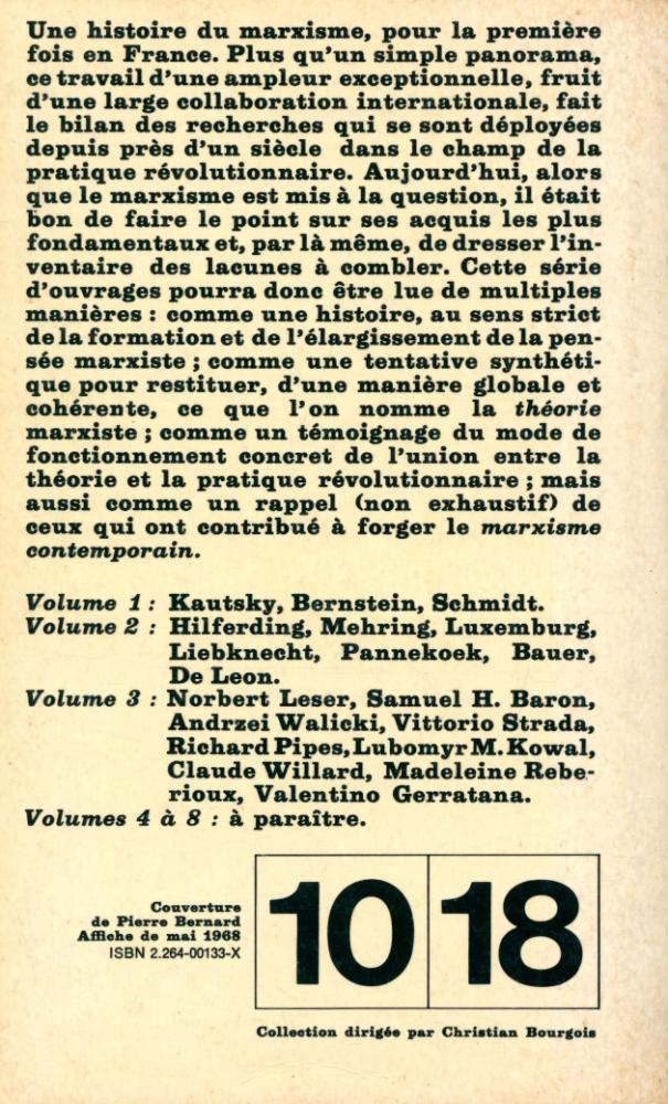 『Histoire du marxisme contemporain』 3