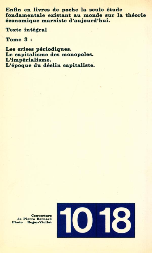『Traité d'économie marxiste 3.』 4