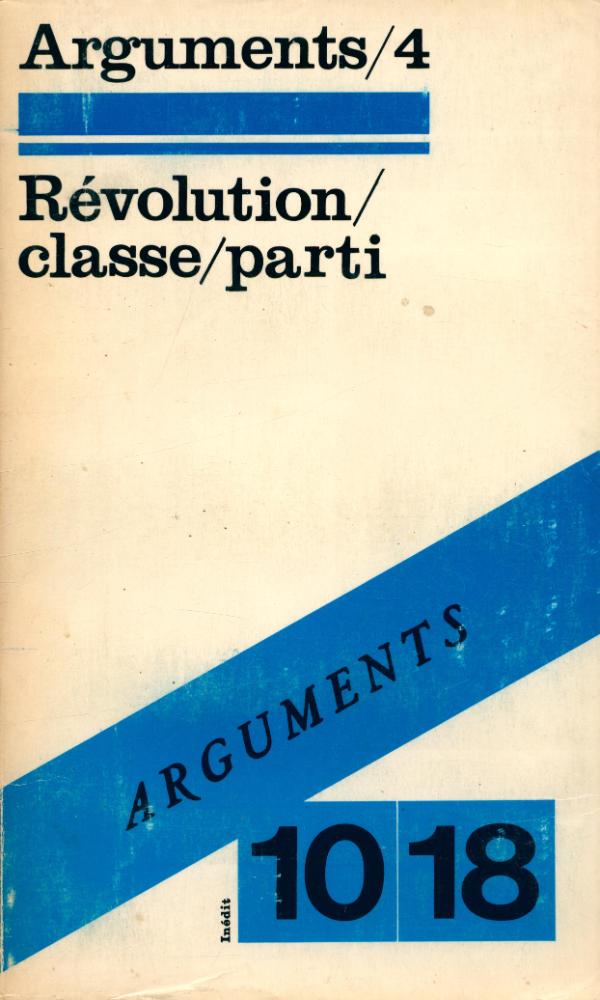 『Révolution/classe/parti』 1