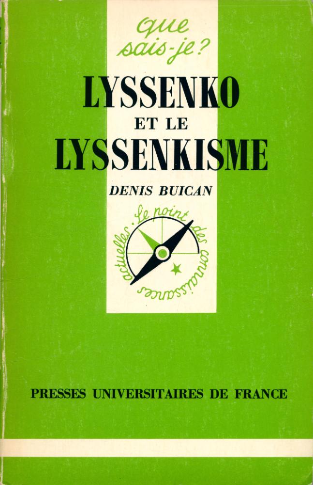 『LYSSENKO ET LE LYSSENKISME』 1